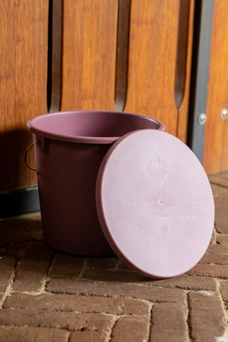 Emmer Met Deksel 5L Old Rose