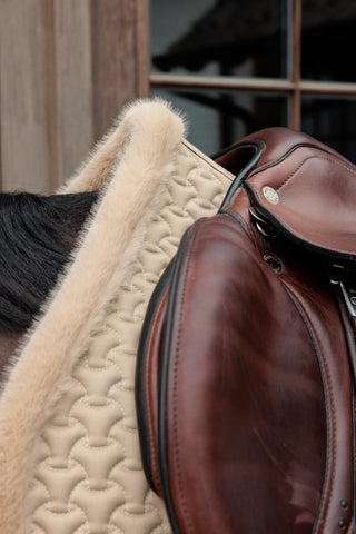 Kentucky Springunderlag Fake Fur Beige
