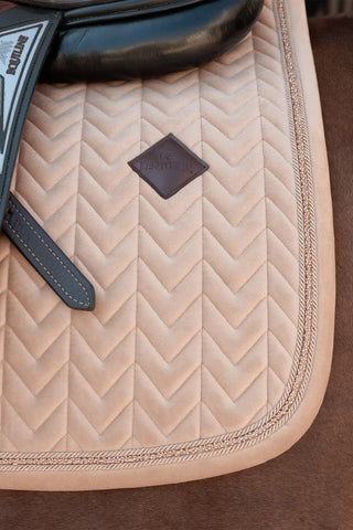 Tapis de saut Velvet Mini Pearls Beige