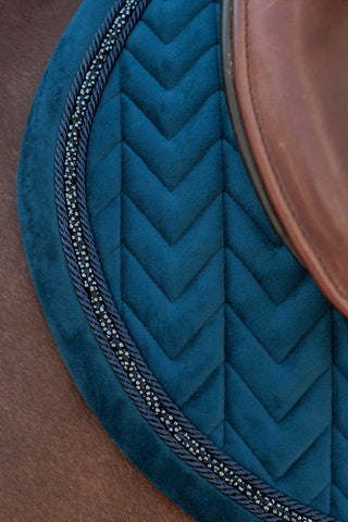 Tapis de saut Velvet Mini Pearls Navy