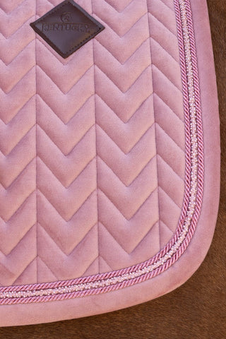 Tapis de saut Velvet Mini Pearls Old Rose