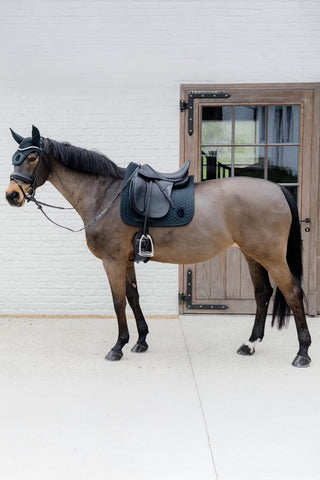 Czaprak 3D Logo Granatowy