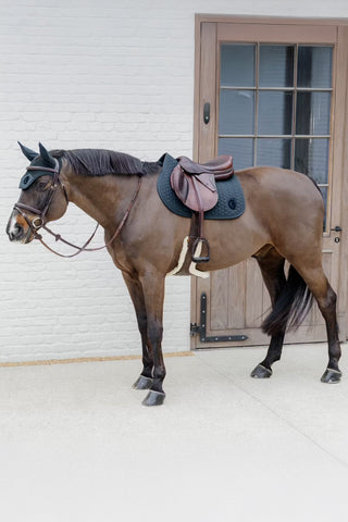 Czaprak 3D Logo Granatowy