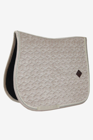Sadelunderlag Basic Velvet Beige