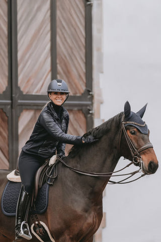 Czaprak Glitter Rope Navy