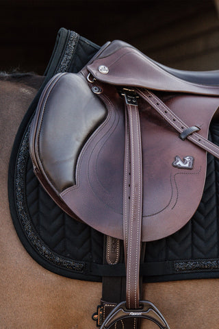 Springunderlag Glitter Stone Ponny Sort