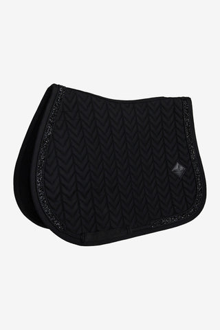 Jumping Saddle Pad Glitter Stone Pony Black