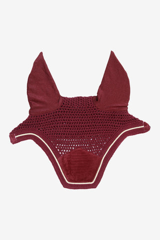 Wellington Ear Bonnet Velvet Bordeaux
