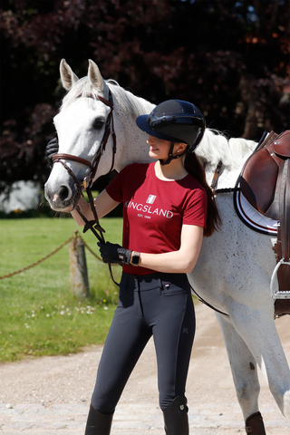 Classic T-shirt Ladies Burgundy