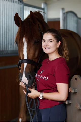 Classic T-shirt Ladies Burgundy