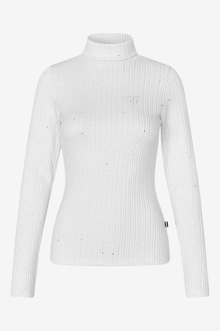 KLMichela Gestrickter Rollkragenpullover Damen Weiß