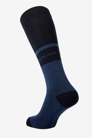 KLMiko Reitsocken 2er-Pack Blue Saragasso