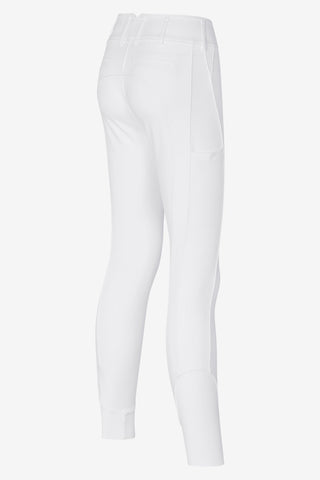 KLkira H Reithose Knie Grip Weiß