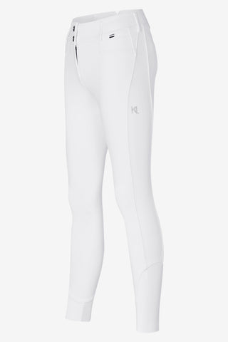 KLkira H Reithose Knie Grip Weiß