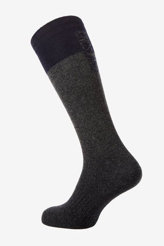 KLMargit Reitsocken Wollmix Grey Forged Iron