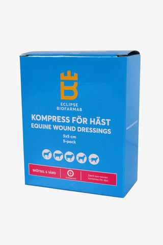 Kompres voor paard 5x5cm 5-pack