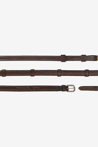 Lædertøjler Stop 5/8" Working Collection Brun