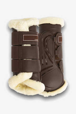 Ochraniacze na nogi Comfort brązowe