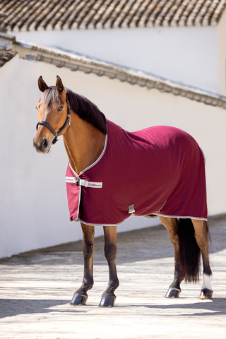 Fleecedækken Arika Jersey-Tek Burgundy