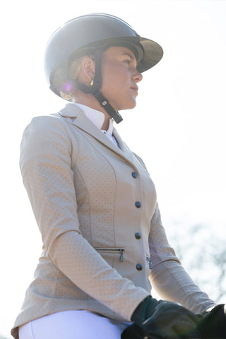Jessica Mesh Ridejakke Stone
