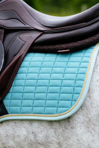 LeMieux Suede Sadelunderlag Square Lagoon