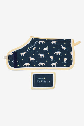 Fleecedecke Spielzeugpferd Lemon