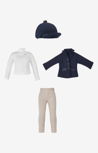 Tävlingsoutfit Docka Leksakshäst Navy