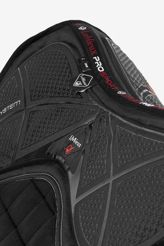 X-Grip Silicon dressuurschabrak Zwart