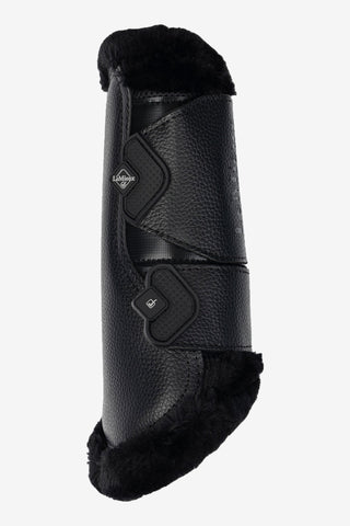 Fleece Edge Mesh Boot Black