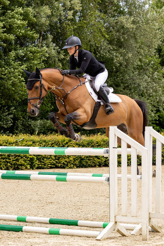 Suede Crystal Jumping Saddle Pad