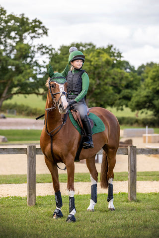 Suede Jumping Saddle Pad