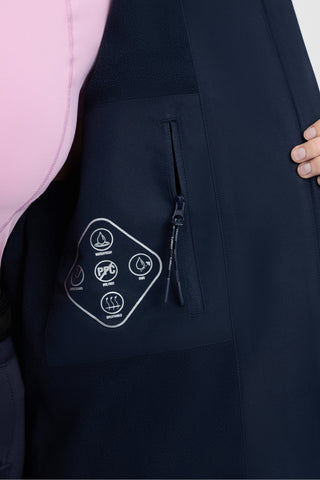 Regnjakke Unisex Indra Navy