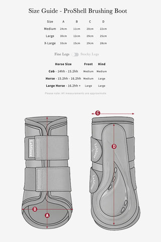 Proshell Brushing ochraniacze czarne