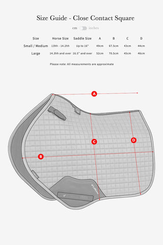 Saddle Pad Suede Square Black