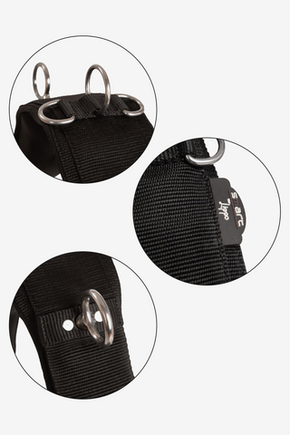 Longiergurt Neopren Schwarz