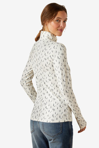 Lowell 3.0 1/4 Zip Long Sleeve Forest Horses