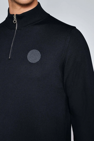 Bomuld 1/2 Zip Herretrøje