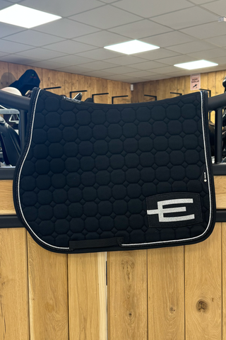 Octagon Jumping Saddle Pad E-Logo
