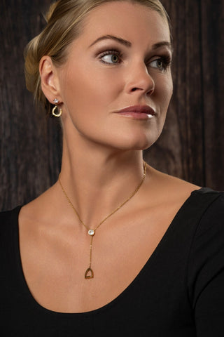 Earrings Horseshoe Gold