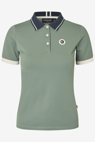 Poloshirt KLLaura Green Agave