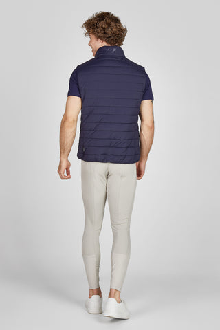 Quiltet Vest Herre Core Navy