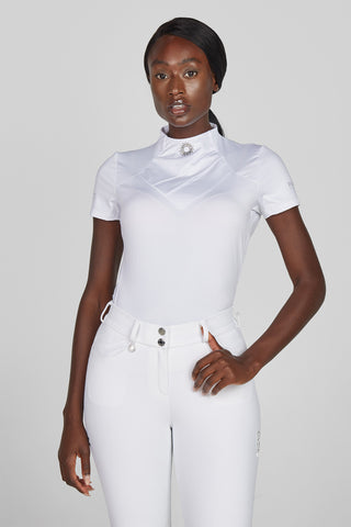 Konkurrencetop Kortærmet Selection Hvid