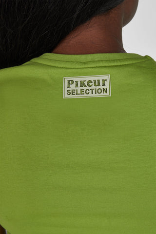 T-shirt Bomuld Selection Leaf Green