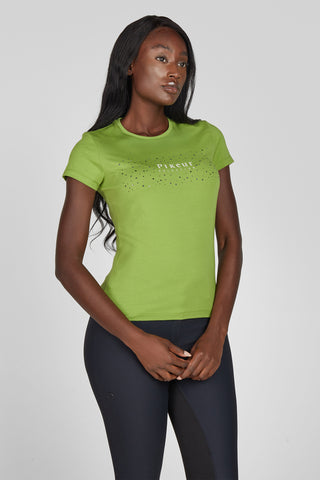 T-shirt Bomuld Selection Leaf Green