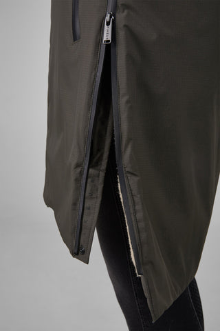 Gevoerde Regenjas Deep Khaki