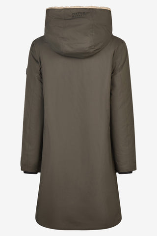 Gevoerde Regenjas Deep Khaki