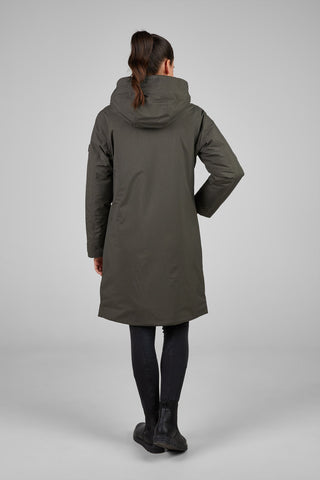 Gevoerde Regenjas Deep Khaki