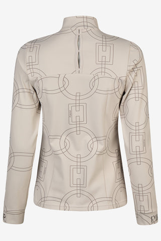 Pikeur Zip Shirt Selection Pale Grey