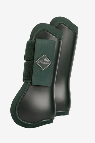 Protector Tendon Boots Front Dark Green