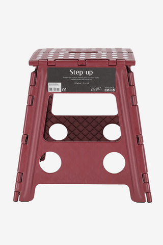 Sammenklappelig opstigningsskammel Burgundy 39cm
